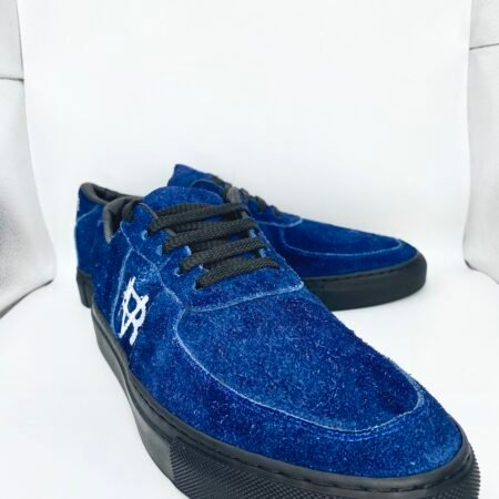 Low-Top Sneakers - Royal Blue and White