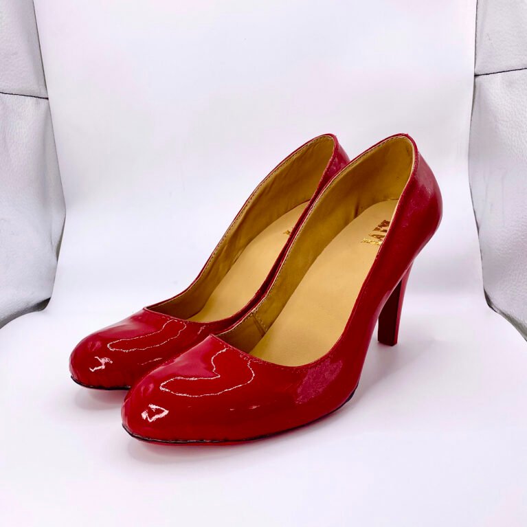 Round-Toe Slip-On Stiletto