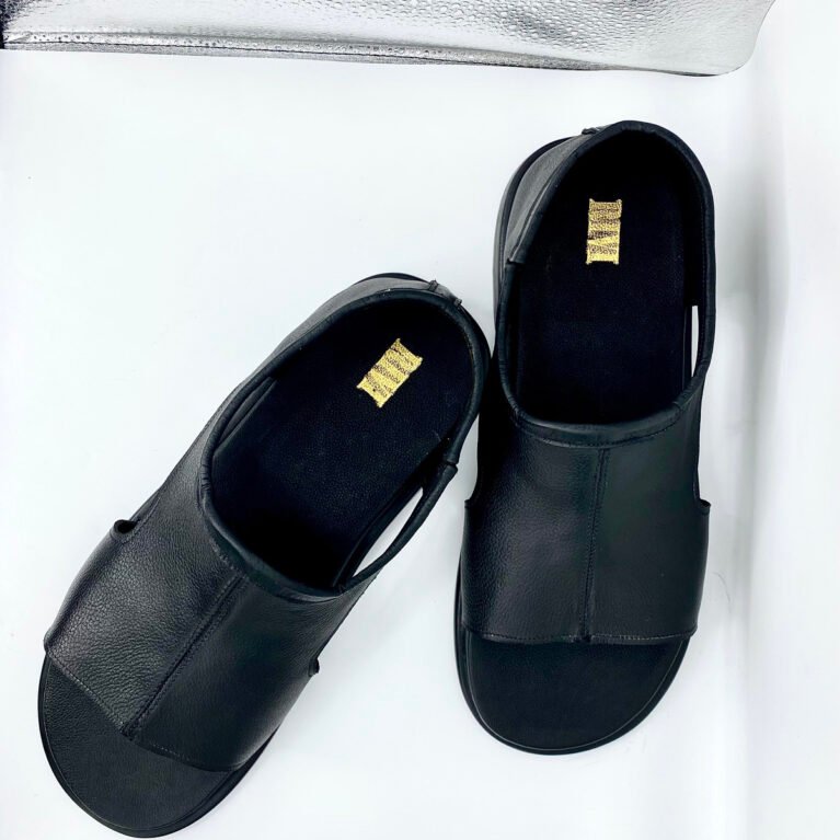 Open-Toe Slip-On Roman Sandal