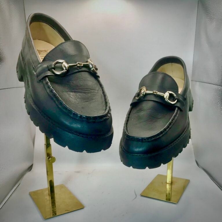 Horse-Bit Lug-Sole Loafers