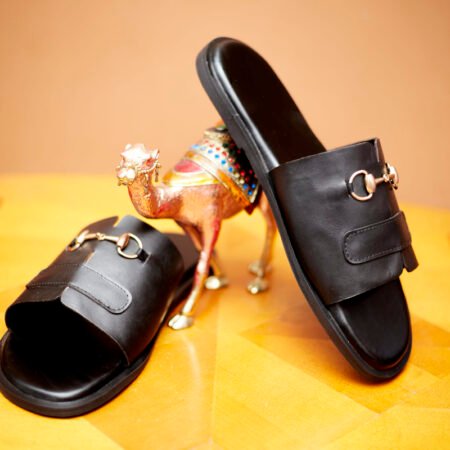 Horse-Bit Pam Slippers