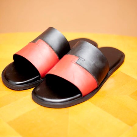 Adine Slides {Black & Red}