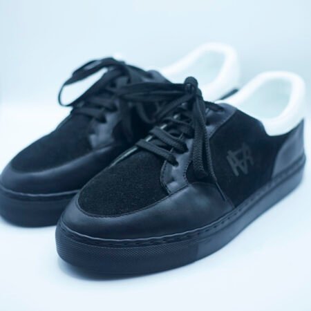 Low-Top Sneakers - Black and White